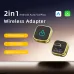 BABAOLONG 2 In 1 Car Screen Projection Conversion Wireless Carplay Box Compatible with Original iOS and Android Systems