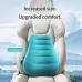 IPRee Ergonomic Inflatable Lumbar Support Pillow, Press Type Cushion, Enhances Back Comfort During Long-distance Flights Trains & Office Use