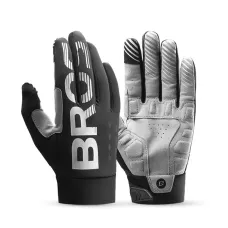 ROCKBROWinter Warm Bike Glove Windproof Fleece Long Finger Touch screen Outdoor Sports for Running Riding