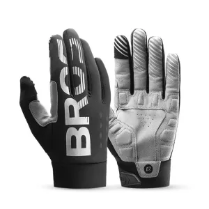 ROCKBROWinter Warm Bike Glove Windproof Fleece Long Finger Touch screen Outdoor Sports for Running Riding