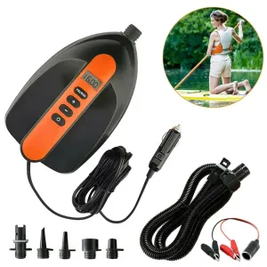 16PSI Electric Air Pump High Pressure Outdoor Paddle Board Pump for SUP Kayak Air Beds 12V Digital Inflatable Pump