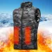 TENGOO HV-09Heated Vest 9 Heating Areas Camouflage Oversized Men Winter Vest Self Heating Vest Usb Electric Thermal Vest Jacket Outdoor Vest