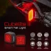 Enfitnix Cubelite IISmart Bike Taillight Brake Sense 400mAh Battery 4 Light Modes USB-Rechargeable IPX6 Waterproof Wear-resistant Aluminum Shell Bicycle Rear Light for Night Cycling