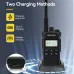 Retevis RT86S Walkie Talkie Long Range Two Way Radio 16 Channels UHF 10W Power 2600mAh Battery LCD Display Flashlight VOXs Hands Free