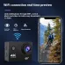 AUSEK 4K 30FPS HD Action Camera 30M Waterproof Protection Sports Camera Support WIFI for Mountain Climbing Scuba Diving Skiing