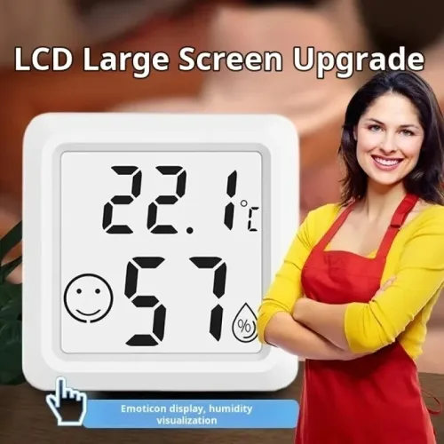 Wall-mounted Home Digital Display Thermometer Hygrometer High-precision Indoors Electronic Temperature Humidity Meter
