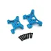 Upgraded Metal Parts Front and Rear Shock Absorber Bracket Kit for Wltoys 1/12 124008 124010 1/14 144016 144018 RC Car Vehicle Models Accessories Parts