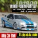 LDRC 1899/A99 RTR 1/18 2.4G RWD RC Car Drift GTR R34 Optional Gyro LED Light On-Road Full Proportional Alloy Body Shell Racing Vehicles Models Toys