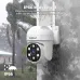 Srihome SH061 1080P 2MP HD WiFi Home Security Camera PTZ AI Wireless Monitoring Camera Night Vision Human Detection Two-way Intercom IP66 Waterproof Video Surveillance CCTV Cameras