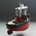 Tony Ray Aero Model 1/18 Mini Little Otter Tug Boat RC Ship DIY KIT Unassembled w/ Motor ESC Servo Micro Toys