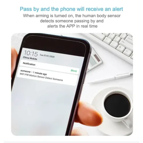 Tuya WiFi/ZigBee Body PIR Sensor Wireless Smart Motion Transducer Smart Life Home Security Gateway Work With Alexa Google Home