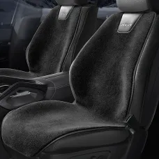 12V Winter Car Heating Cushion Vehicle Electric Plush Warm Mat Car Heating Pad Flush Electric Seat Heater 3-Level Adjustable Winter Seat Cushion Quickly Heating