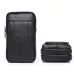 Men's Genuine Leather Zipper Waist Pack Phone Storage Waist Bag Belt Hanging Key & Card Storage Bag