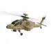 YXZNRC F11-S 1:32 AH-64 Apache Scale 2.4G 6CH GPS Altitude Hold Optical Flow Positioning 5.8G FPV Camera Dual Brushless Motor Flybarless RC Helicopter RTF
