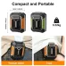 4000mAh Portable Waist Clip LED Light Fan Power Bank Mini Hanging Neck Fan USB Rechargeable Fan Small Outdoor Camping Waist Fan