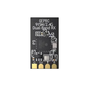 GEPRC ELRS Nano 915M/2.4G Dual-Band ExpressLRS Open-Source T-Antenna Receiver for FPV Racer Drones