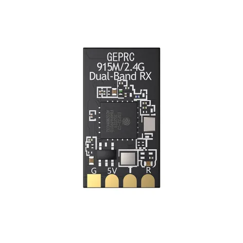 GEPRC ELRS Nano 915M/2.4G Dual-Band ExpressLRS Open-Source T-Antenna Receiver for FPV Racer Drones