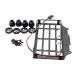 Upgraded Metal Luggage Rack with Light For MN82 1/12 RC Spare Parts