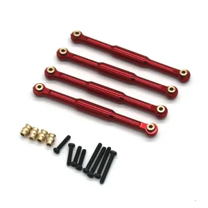 4PCS Upgraded Metal Lower Linkage Rods for FMS FCX18 LC80 Land Cruiser 1/18 RC Cars Vehicles Models Spare Parts