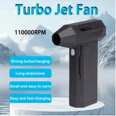 110,00RPM Mini Turbo Fan Brushless Motor Handheld Violent Turbo Fan Wind Speed 53M/S Electric Blower Snow Removal Air Dryer