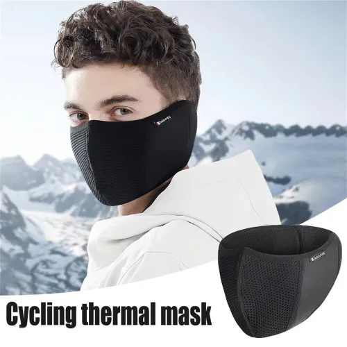 Golovejoy Winter Warm Cycling Mask Ear Protection Outdoor Comfort Windproof Thermal Earmuffs Face Cover for Skiing Riding
