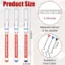 10pcs Multi Purpose Deep Hole Marker Pens Long Nib Design 20mm Tip Waterproof Ink Black Blue Red Marking for Woodworking Construction Industrial Use
