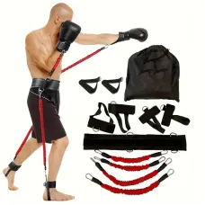 KALOA150lbs 12pcs Resistance Boxing Training Set MMA Boxing Equipment Full Body Workout Kit Home Taekwondo Strength Training Adjustable Arm Leg Bands Suitable for Professional Sports