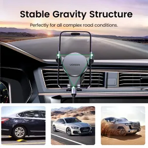 UGreen LP130 Gravity Car Phone Holder Air Vent Phone Stand 360 Rotary for 4.7-7.2inch Mobile Phones Xiaomi HUAWEI