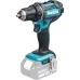 DDF482Z Cordless Drill 18V Power Tool 2-Speed Metal Gearbox Double LED Light High Torque 1900 RPM Lightweight Compact Design Wood Steel Drilling 21 Torque Settings