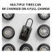 Buwei XM01 Portable Wireless Air Pump Digital Display USB Charging Emergency LED Light for Car Bike Tire Inflation Pressure Measurement