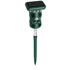 1200mAh Ultrasonic Solar Powered Outdoor Rat Bird Repellent LED Strobe Ultrasonic Outdoor Mouse and Bird Repellent Solar / USB Dual Power Supply