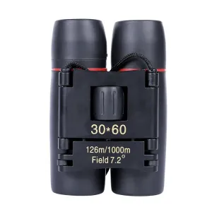 30 X 60 Folding Binoculars Protable Telescope Binoculars For Camping Hiking Outdoor Travel