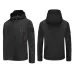 TENGOO HJ-07 7 Heating Areas Coat Jacket Three-speed Temperature Control Heated Windbreaker Thermal High Neck Hooded Coat for Winter Outdoor Sport