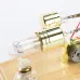 LL-009 Hot Air Stirling Engine Kit Model Electricity Generator Physical Generator Model with LED Light Flywheel Design Science Experiment Learning Education Toys