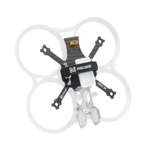 MicoAir MVD30 136mm 3 Inch 4-6S Frame Kit Carbon Fiber Compatible with DJI O4 / O4 PRO Air Unit for RC Whoop FPV Drones