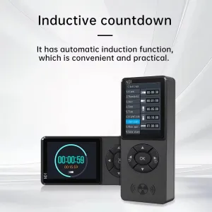 ALIENTEK ND1 Geiger Counter Nuclear Radiation Tester Beta Gamma X Ray Portable Rechargeable 1000mAh Battery LCD Display Sound Vibration Alerts Lightweight Safety Monitoring