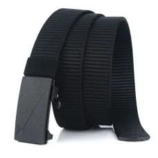 ENNI125cm Men's Tactical Nylon Belt Adjustable Wear-resistantElastic Waist Belt Buckle Belt Casual Sports Belts