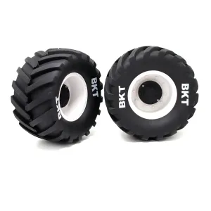 2PCS Monster Truck Tires Wheels 14mm/17mm Adjustable for 1/8 LOSI LMT W66 KYOSHO Axial RC Cars Vehicles Models Spare Parts