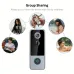 M21 1080P HD Tuya WiFi Video Doorbell Intelligent Night Vision 155 Wide Viewing 2-way Audio IP65 Waterproof 4000mAh Battery APP Remote Monitoring Visual Door Bell Supports PIR