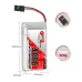 GAONENG 3.7V 4000mAh 5C 1S LiPo Battery JR Plug for Sanwa M17 Transmitter Receiver
