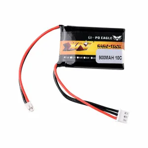 7.4V 900mAh 10C 2S LiPo Battery PH2.0 Plug for AXIAL SCX24 SCX2 90081 C10 1/24 Rc Car Model