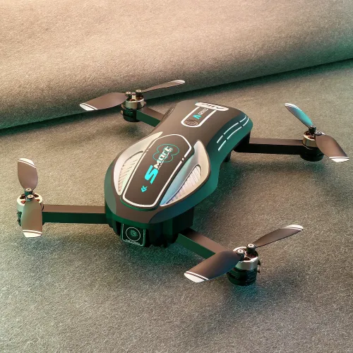 YCRC A118 WiFi FPV with Electrically Adjustable Camera Optical Flow Hover Automatic Obstacle Avoidance Detachable Camera Display Screen LED Brushless Foldable Pocket RC Drone Quadcopter RTF