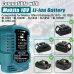 DC 12V/24V Mini Compact Car Charger for 18V LXT Batteries BL1815 BL1830 BL1860 with LED Indicator Portable Charging