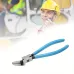 Heavy Duty Iron Diagonal Pliers Multifunctional Wire Stripping Tool Car Clip Rivet Tightening Electrical Work Ergonomic Handles Precision Cutting Spring Assisted Mechanism
