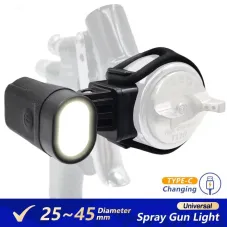 Universal Spray Gun Light Adjustable Lighting Fit Most Spray Gun For Night Work Airbrush Paint Fill Light