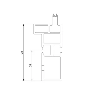 ENJOYWOOD Telescope Miter Gauge Fence Extended Support for Woodworking Miter Gauge Table Saw Router Table