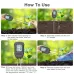 5 in 1 Soil Tester PH Moisture Temp Fertility Light Sensor Digital LCD Meter Humidity Monitor for Flower Plants Gardening Greenhouse
