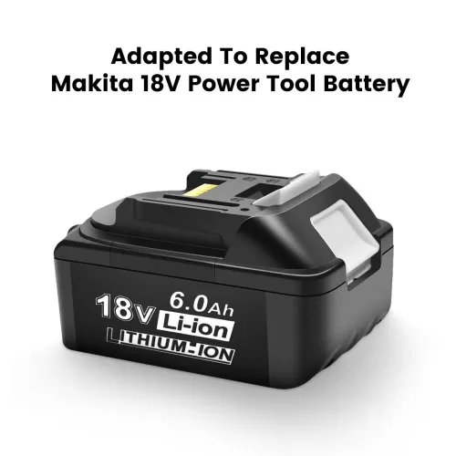 18V 3.0Ah-6.0Ah Battery Replacement for Mak 18V BL1830 BL1840 BL1850 BL1860 BL1835 194205-3 194309-1 LXT-400 Cordless Battery Power Tool Battery