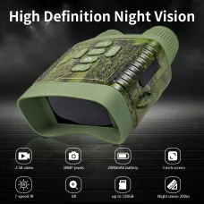 IPRee NV8000Portable Infrared Night Vision Telescope 2.5K UH30MP Binoculars Camera for Camping Security Surveillance