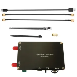 2.8 Inch Spectrum Analyzer with Fast Scanning Speed and User-friendly Controls for Accurate Signal Monitoring and Device Emissions Testing Including Essential Accessories